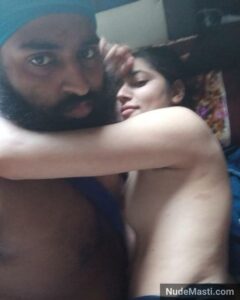 Gorgeous Punjabi college girl nude with sardar